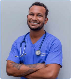 Portrait of Dr. Israel Adedibu, Dentist